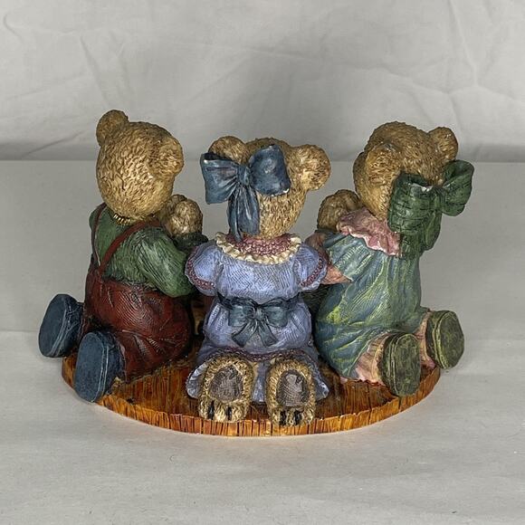 Youngs Berry Hill Bears Resin Figurine Prayer Christian Collectible Vintage 1997 - Picture 3 of 9